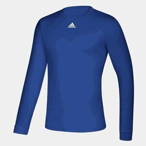 adidas Creator Long Sleeve Tee Shirt EK0125_Royal/White - Men's Small
